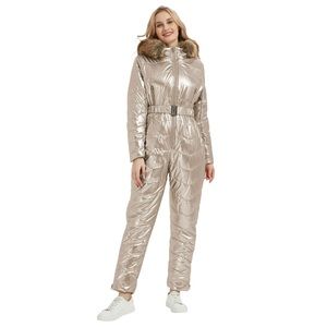 Ski suit Jumpsuit Winter Trendy, Outdoor sports, Waterproof Snowsuit Size M